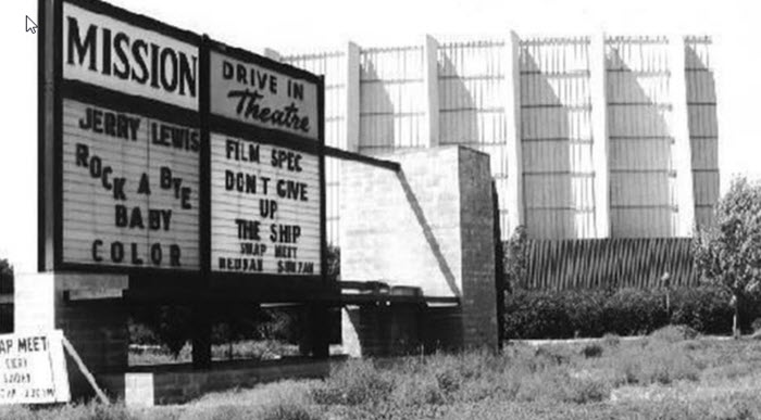 Mission Tiki Drive in Theatre - Old Photo